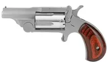 North American Arms Ranger II Mini-Revolver, .22 WMR, 1.63" Stainless Steel Barrel, 5-Round, Rosewood Bird's Head Grip