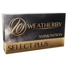 Weatherby Select Plus 416 Wthby Mag 350 Gr Barnes Tipped TSX Lead Free Ammunition, 20 Rounds - B416350TTSX