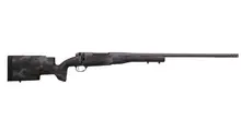 Weatherby Mark V Accumark Pro 338 Lapua Magnum 28" Bolt Action Rifle - Black/Grey Sponge