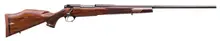 Weatherby Mark V Deluxe Bolt-Action Rifle - .257 Wby Mag, 26" Barrel, Blued Gloss Walnut Monte Carlo Stock, 3+1 Capacity