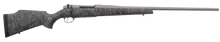 Weatherby Mark V Weathermark Bolt-Action Rifle, 6.5 Weatherby RPM, 24" Barrel, Tac Gray Cerakote, Black/Gray Webbing, Monte Carlo Stock, 4 Rounds