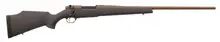 Weatherby Mark V Weathermark Bronze 6.5-300 WBY Mag Bolt-Action Rifle with 26" Threaded Barrel, Burnt Bronze Cerakote, and Monte Carlo Stock