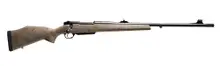 Weatherby Mark V Dangerous Game 375H&H Bolt Action Rifle with Accubrake, Black/Tan Cerakote - 24in