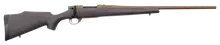 Weatherby Vanguard Weatherguard Bronze Bolt-Action Rifle - .257 WBY Magnum, 26" Threaded Barrel, 3 Round Capacity, Monte Carlo Synthetic Stock, Burnt Bronze Cerakote Finish