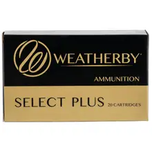 Weatherby Select Plus 6.5-300 Weatherby Mag 156Gr Berger EOL Elite Hunter Ammunition, 20 Rounds