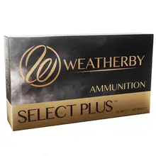 WEATHERBY SELECT PLUS .340 WEATHERBY MAGNUM AMMUNITION 20 ROUNDS 225 GRAIN SPIRE POINT 3066 FPS