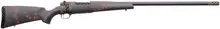 Weatherby Mark V Backcountry 2.0 Carbon 6.5 Creedmoor Rifle, 22" Carbon Fiber Wrapped Barrel, 4-Round, Patriot Brown Cerakote, Green/Brown Splatter Stock