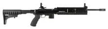 Inland MFG M30-C .30 Carbine Pistol with 10RD Black Sage EBR Chassis and Adjustable M4 Stock - 16.25"