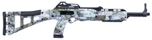 Hi-Point 4595TS Carbine .45 ACP, 17.5" Barrel, 9+1 Rounds, Mothwing Winter Mimicry, Skeletonized Stock