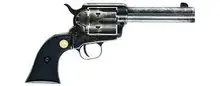 Chiappa 1873 SAA .22LR Single Action Revolver, 4.75", Antique Finish, 6RD