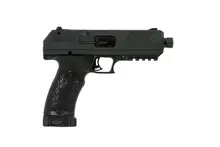 Hi-Point JXP10 10mm Semi-Automatic Pistol with 5.2" Threaded Barrel, 10 Round Capacity, Black Powder Coated Serrated Slide, Picatinny Rail Frame, and Textured Grips