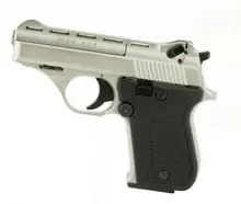 Phoenix Arms HP25A .25 ACP 3" Barrel 10-Round Nickel Semi-Automatic Pistol with Black Polymer Grip