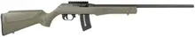 Rossi RS22 Semi-Automatic .22 WMR Rifle with 21" Matte Black Barrel, OD Green Monte Carlo Stock, 10 Rounds Capacity