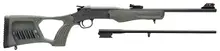 Rossi Matched Pair .22LR / .410 Bore 18.5" Rifle / 22" Shotgun Black with Thumbhole Synthetic - MP4111813Y22G