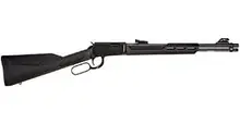 Rossi Rio Bravo Lever Action .22LR Rifle with 18" Barrel, 15 Round Capacity, Black Synthetic Stock, and Polished Black Finish