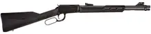 Rossi Rio Bravo Lever Action Rifle, .22 WMR, 20" Barrel, 12 Rounds, Black Synthetic Stock, Fiber Optic Sights