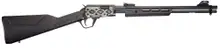 Rossi Gallery 22LR 18" 15RD Pump Action Rifle - Black/Synthetic Snakeskin Engraved Receiver