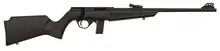 Rossi RB22 Compact Bolt Action Rifle, .22 LR, 16.5" Barrel, 10 Rounds, Matte Black, Synthetic Stock, Fiber Optic Sights