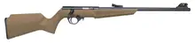 Rossi RB22 Compact Bolt Action Rifle, .22 LR, 16.5" Black Barrel, FDE Synthetic Stock, 10 Rounds
