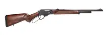 Rossi R95 Lever Action Rifle, 30-30 Winchester, 20" Barrel, 5 Rounds, Black Oxide, Hardwood Walnut Stock, Buckhorn Rear Sights