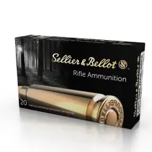 Sellier & Bellot 7mm Rem Mag 173 Grain Semi-Jacketed Soft Point Cutting Edge Ammunition, 20 Rounds - SB7A