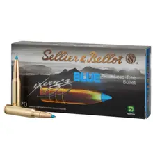 Sellier & Bellot Exergy Blue .300 AAC Blackout 110gr PTHP Rifle Ammunition
