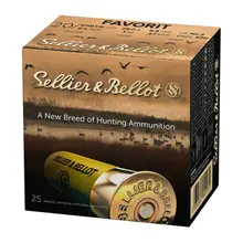 Sellier & Bellot 20 Gauge 2.75" 2 Shot, 12 Pellets, 1181 FPS Buckshot Ammo, 25/Box