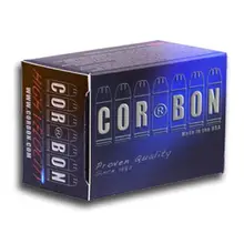 Cor-Bon .40 S&W 150gr Jacketed Hollow Point (JHP) 20-Round Box
