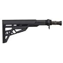ATI Outdoors TactLite AR-15 6-Position Adjustable Black Synthetic Stock with Mil-Spec Buffer Tube Assembly Package