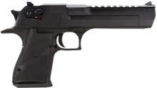 Magnum Research Desert Eagle Mark XIX Semi-Automatic Pistol, .357 Magnum, 6" Barrel, 9+1 Rounds, Black Carbon Steel with Picatinny Rail & Rubber Grip