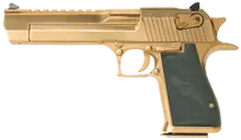 Magnum Research Desert Eagle Mark XIX .50 AE 6" Barrel Titanium Gold with 7-Round Capacity and Black Polymer Grip