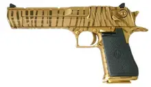 Magnum Research Desert Eagle Mark XIX .50 AE, 6" Barrel, Titanium Gold Tiger Stripe, 7-Round Pistol