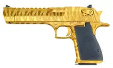 Magnum Research Desert Eagle Mark XIX .44 Mag, 6" Barrel, Titanium Gold Tiger Stripes, 8-Rounds Pistol