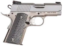 Magnum Research Desert Eagle 1911 Undercover .45 ACP, 3" Barrel, Stainless Steel, 6+1 Rounds, Gray G10 Grip