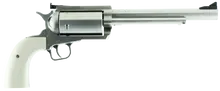 Magnum Research BFR Long Cylinder .45-70 Govt 7.5" Stainless Steel with Bisley White Laminate Grip, 5-Round Capacity