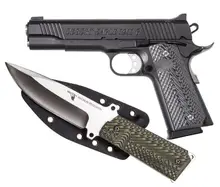 Magnum Research Desert Eagle 9mm, 5-Inch, Black Carbon Steel, 9-Round with Knife