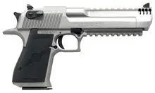 Magnum Research Desert Eagle Mark XIX .429 DE 6" Stainless Steel Semi-Automatic Pistol with Muzzle Brake, 7+1 Rounds