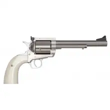Magnum Research BFR 454 Casull 6.5" Stainless Steel Revolver with Bisley Grips, 6RD