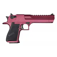 Magnum Research Desert Eagle Mark XIX .50AE 6" 7RD Black Cherry Pistol with Picatinny Rail & Rubber Grips