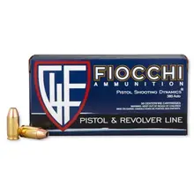 Fiocchi .380 ACP 90 Grain JHP Shooting Dynamics Ammunition - 50 Rounds Box
