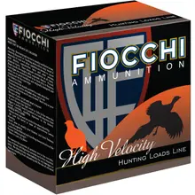 Fiocchi Field Dynamics High Velocity 12 Gauge Ammo, 2-3/4", 1-1/4 oz, #6 Lead Shot, 1330 FPS, Case of 250 Rounds/Shells - 12HV6