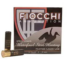 Fiocchi Shooting Dynamics 12 Gauge 3.5" 1 3/8 oz #1 Steel Shot Waterfowl Ammunition, 25 Rounds - 1235ST1
