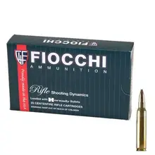 Fiocchi 30-06 Springfield 150 Grain PSP Shooting Dynamics Ammunition, Box of 20