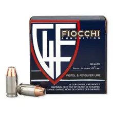 Fiocchi Extrema 380 ACP 90gr Hornady XTP Hollow Point Ammunition - Box of 25