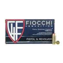 Fiocchi 10mm Auto 180 Gr JHP 50 Rounds Shooting Dynamics Ammunition