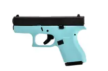 Glock G42 Gen3 380ACP Rebuilt - Robins Egg Blue