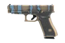 GLOCK G47 G5 9MM Bronze Tiger MOS with Front Serrations and 17+1 Capacity