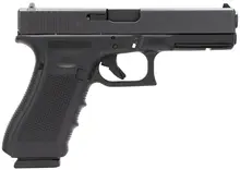 GLOCK G31 GEN4 357 SIG 4.49" Barrel Black Pistol with Fixed Sights and Interchangeable Backstrap Grip - 10+1 Rounds