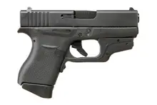 Glock 43 9mm Subcompact 6-Round with Crimson Trace Laser and Black Polymer Grip