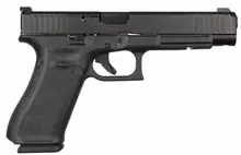 Glock G34 Gen 5 HGA 9MM 5.32" Barrel, GNS Black, 3 17RD Mags, 5 LB Trigger, Front Serrations, MOS